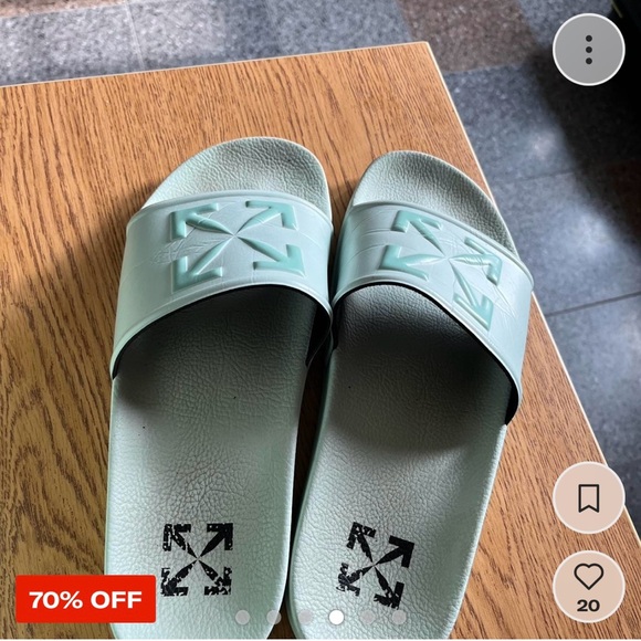 Off White Arrow Slides - Picture 4 of 6